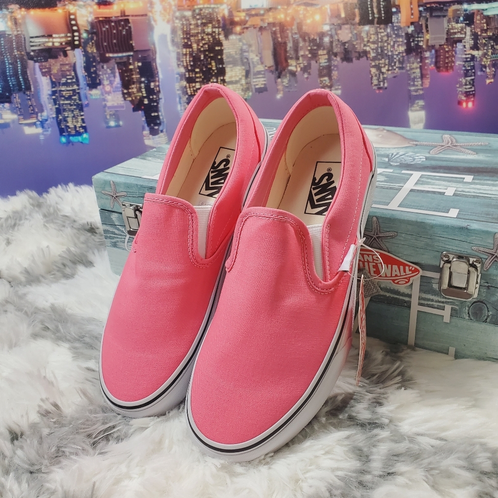 Vans Pink Lemonade 💗 Classic Slip on - Picture 12 of 13